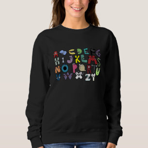 Alphabet Lore Costume For Boys Matching Learning 2 Sweatshirt