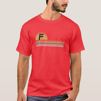 Alphabet Lore F Letter Boys Retro Sunset Mountain T-Shirt