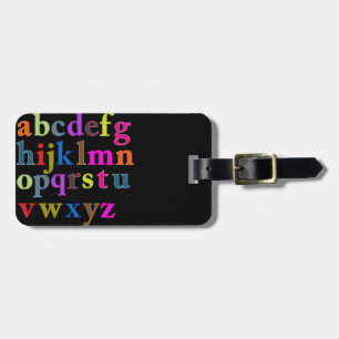 Alphabet Luggage Tag