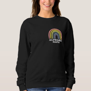 Alphabet Mafia Lgbtq Pride Rainbow Colour Decor 6 Sweatshirt