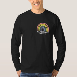 Alphabet Mafia Lgbtq Pride Rainbow Colour Decor 6 T-Shirt
