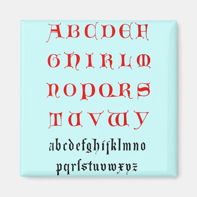 Alphabet  Magnet (Front)