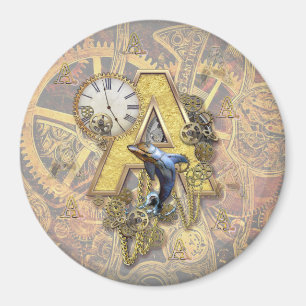 Alphabet, Monogram A Magnet