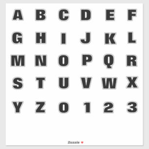 Alphabet Monogram Letters Initial