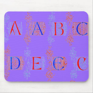 Alphabet Mouse Pad