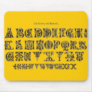 Alphabet Mouse Pad