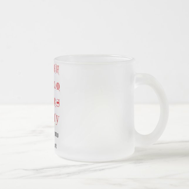 Alphabet  Mug (Right)