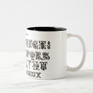 Alphabet Mug