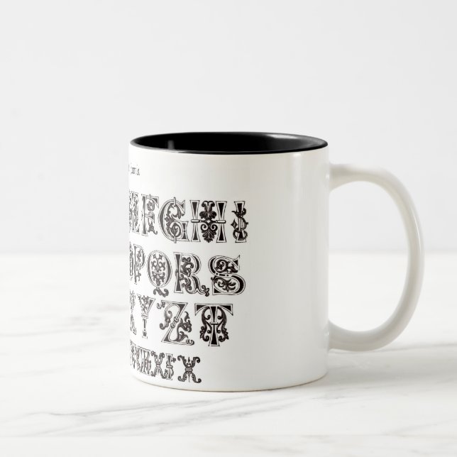 Alphabet Mug (Right)