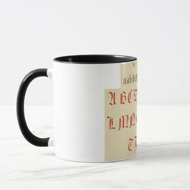 Alphabet Mug (Left)