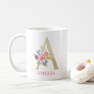 Alphabet Mug Watercolour