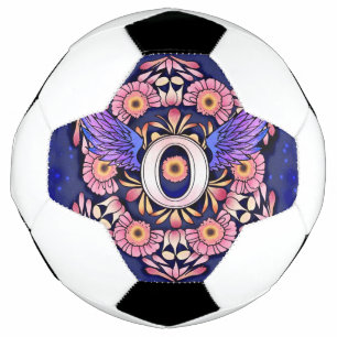 Alphabet O mandala Football