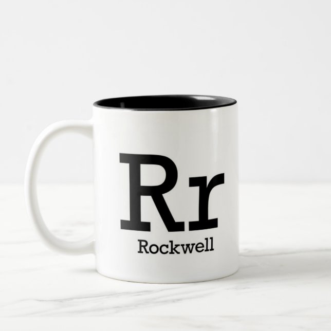 Alphabet Of Typography Mug - Rockwell (Left)