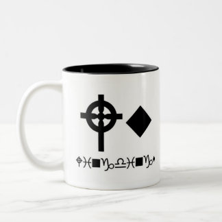 Alphabet Of Typography Mug - Wingdings