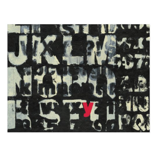 Alphabet Painting by Norman Wyatt Postcard