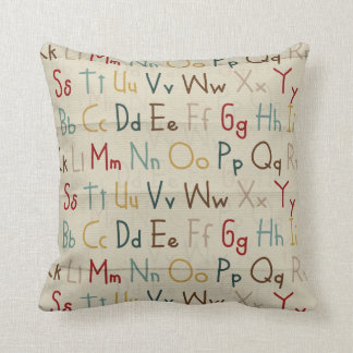 Alphabet Pillow