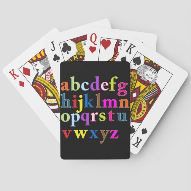 Alphabet Playing Cards (Back)