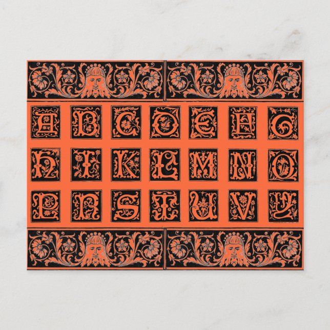 Alphabet Postcard (Front)