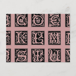 Alphabet Postcard