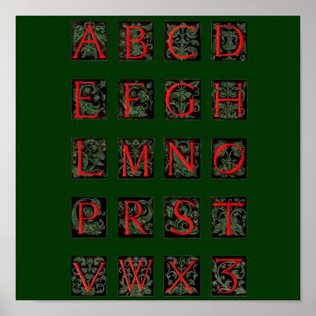 Alphabet Poster (Front)