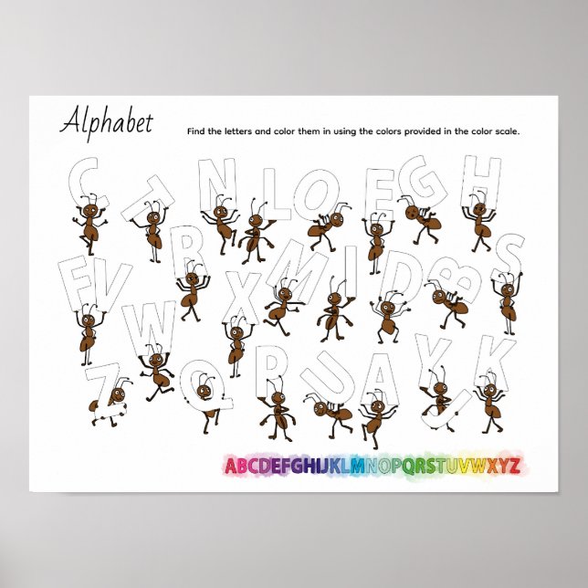Alphabet Poster (Front)