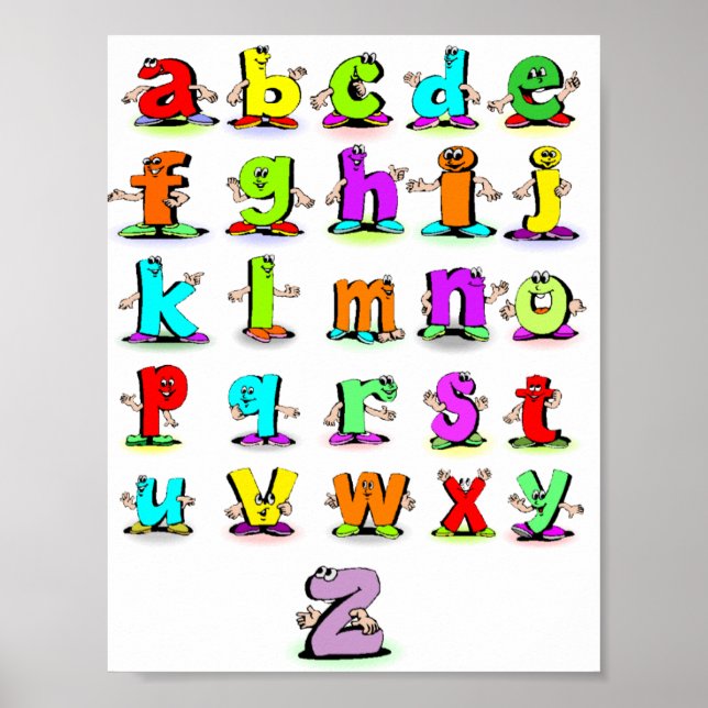Alphabet Poster (Front)