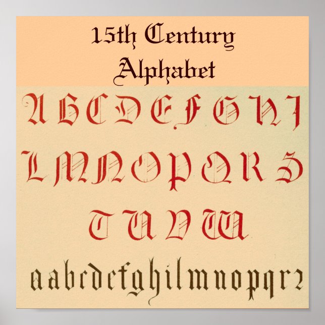 Alphabet Poster (Front)