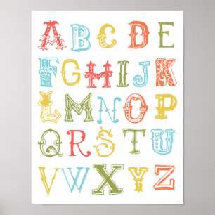 Alphabet Poster