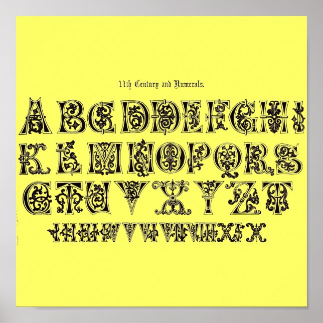 Alphabet Poster (Front)