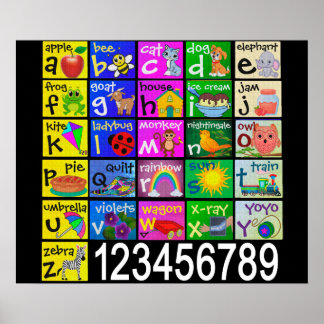 Alphabet Poster
