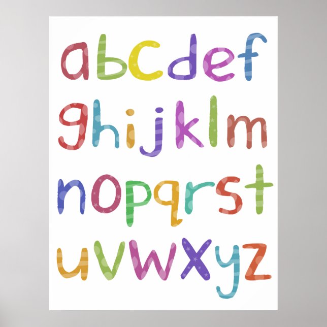 Alphabet - poster (Front)