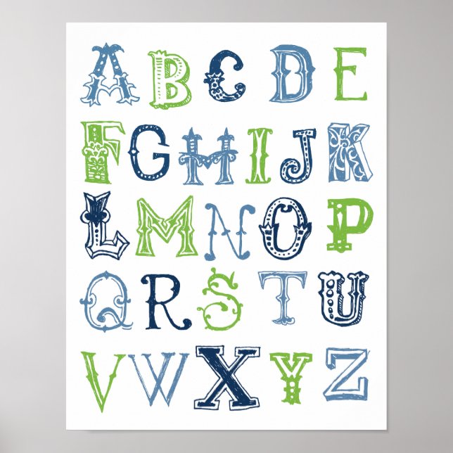 Alphabet Poster (Front)