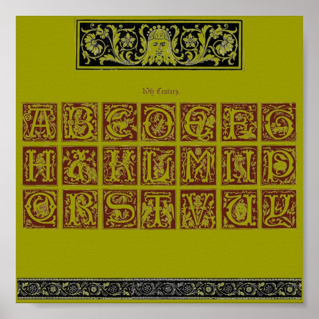 Alphabet Poster (Front)