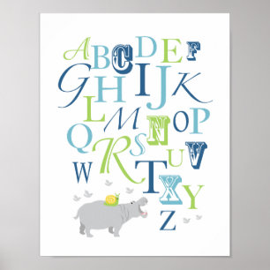 Alphabet Poster for Boys