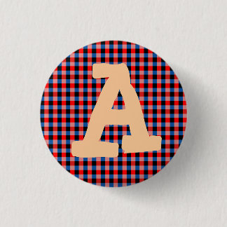 Alphabet Red Blue Blocks Button