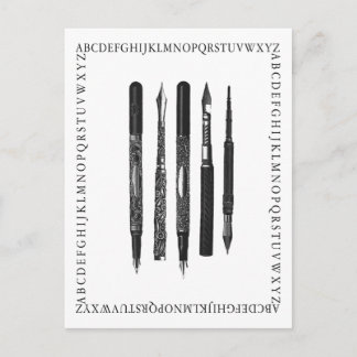 Alphabet School Postcard