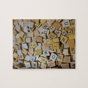 Alphabet Scramble - 8x10 - 110 pcs Jigsaw Puzzle