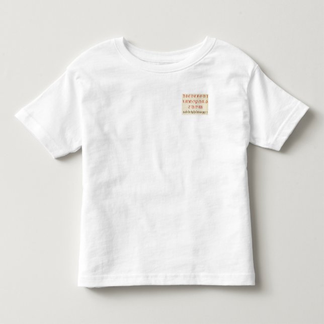 Alphabet Shirt (Front)