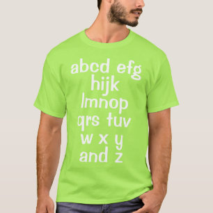 Alphabet Song Men's T-Shirt