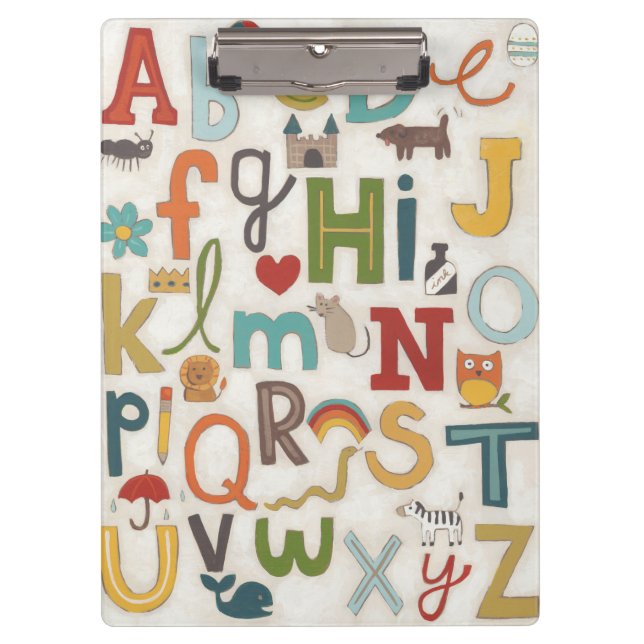 Alphabet Soup Clipboard (Front)