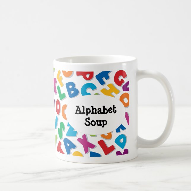 Alphabet Soup Mug (Right)