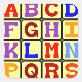 Alphabet Stickers | Zazzle.co.uk