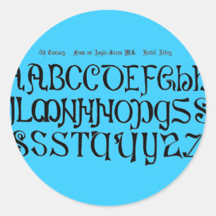 Alphabet Sticker