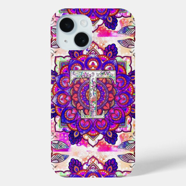 Alphabet T  Case-Mate iPhone Case (Back)