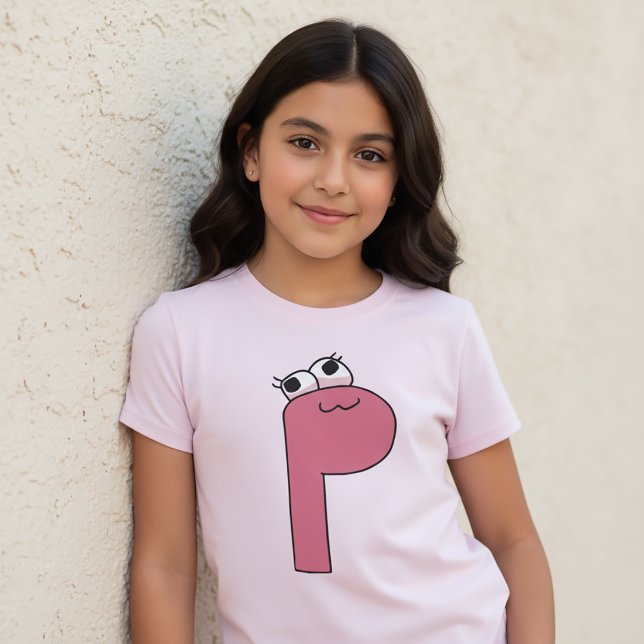 Alphabet T-Shirt Letter P (Creator Uploaded)