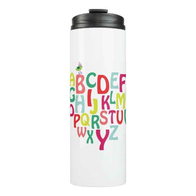 Alphabet Thermal Tumbler (Front)