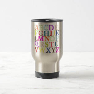 Alphabet Travel Mug