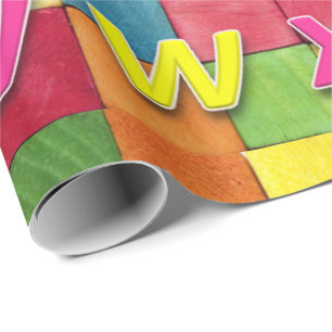 Alphabet Wrapping Paper