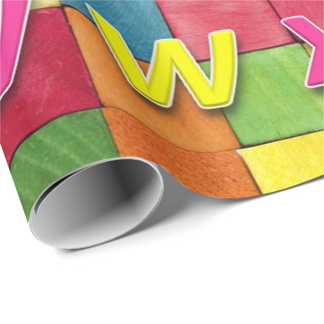 Alphabet Wrapping Paper (Roll Corner)