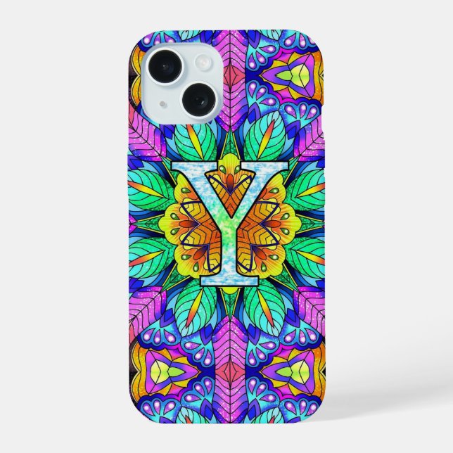 Alphabet Y iPhone 15 Case (Back)